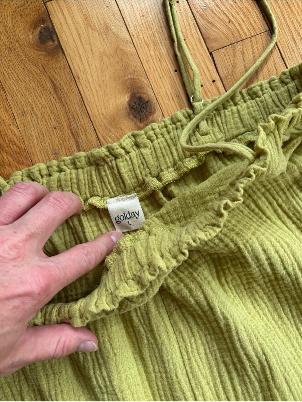 Golday by Jackson Rowe Billy Jumpsuit - Lime Size Large - Picture 3 of 4